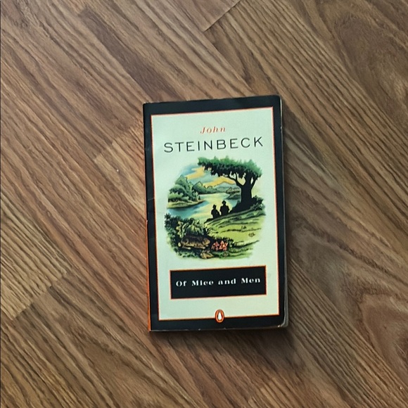 🌈4/$10🌈 John Steinbeck 'Of Mice and Men' Book - Picture 1 of 3